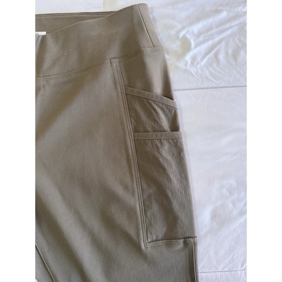 New Carhartt Womens Force Fitted Sz Large Regular Utility Leggings Olive Green - Picture 3 of 10